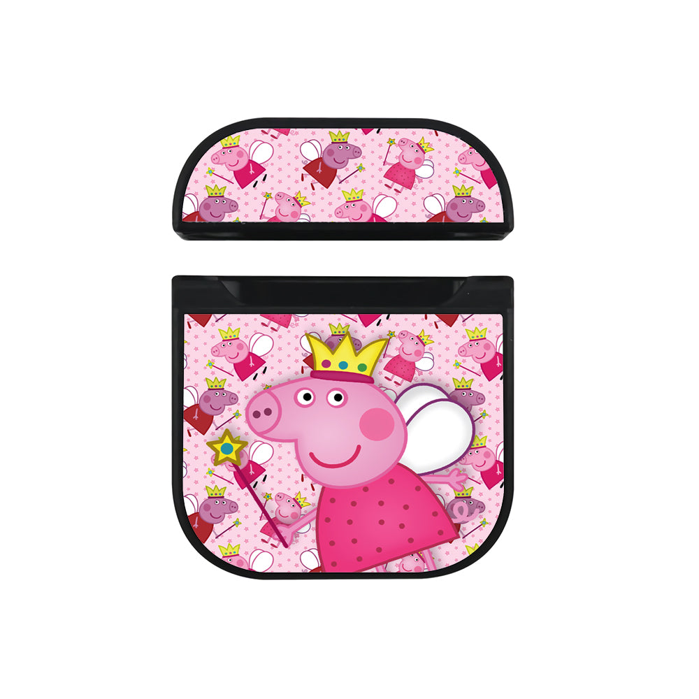 Peppa Pig Fly High like Fairy Apple AirPods Case-AirPod Case-Black-Altracase