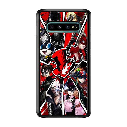 Persona 5 Logo Samsung Galaxy S10 Case