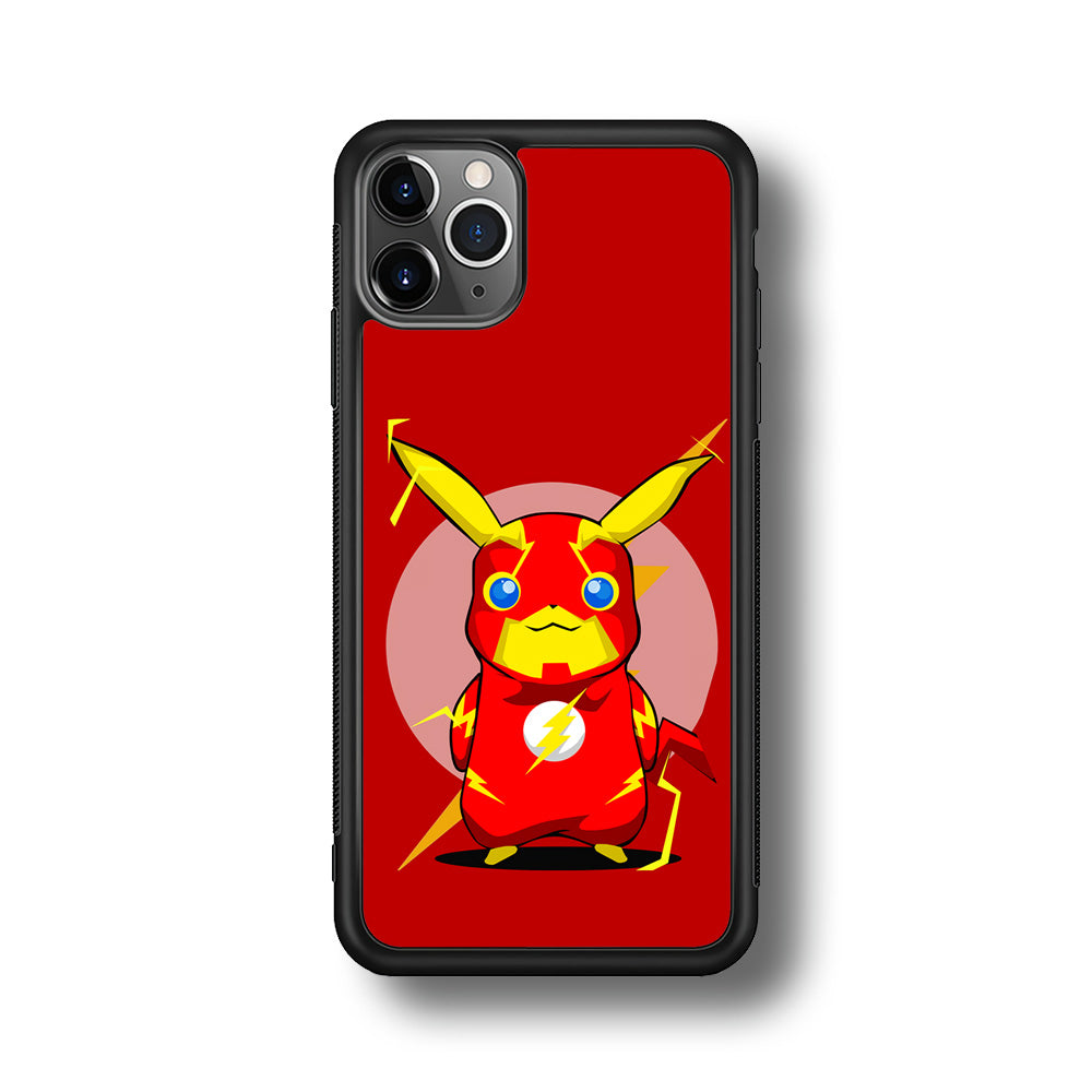 Pikachu in The Flash's Costume iPhone 11 Pro Max Case