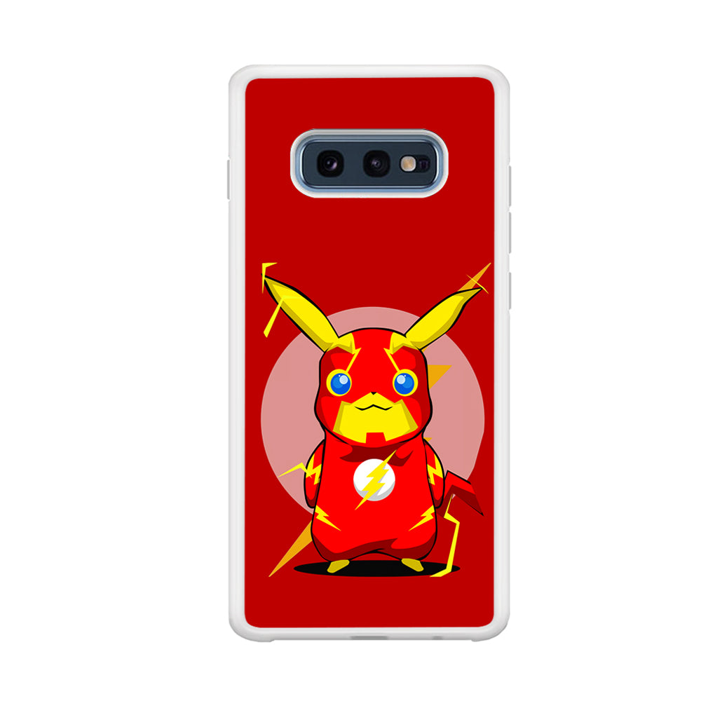 Pikachu in The Flash's Costume Samsung Galaxy S10E Case