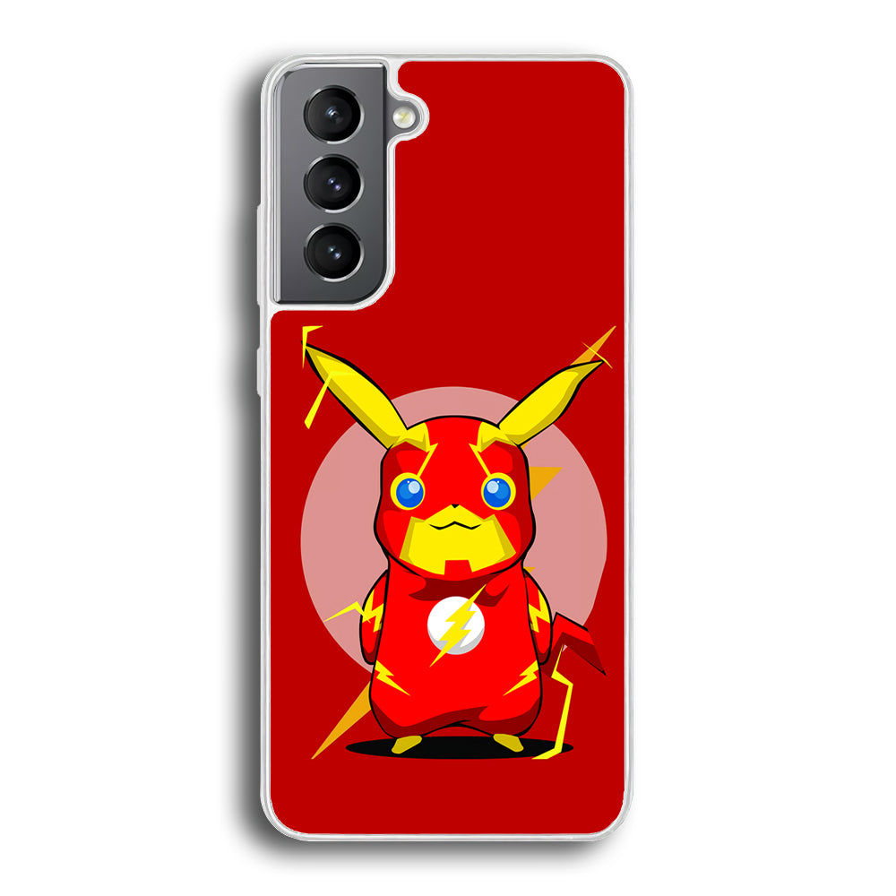 Pikachu in The Flash's Costume Samsung Galaxy S21 Case
