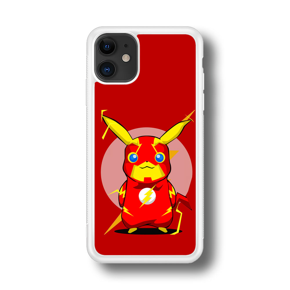 Pikachu in The Flash's Costume iPhone 11 Case