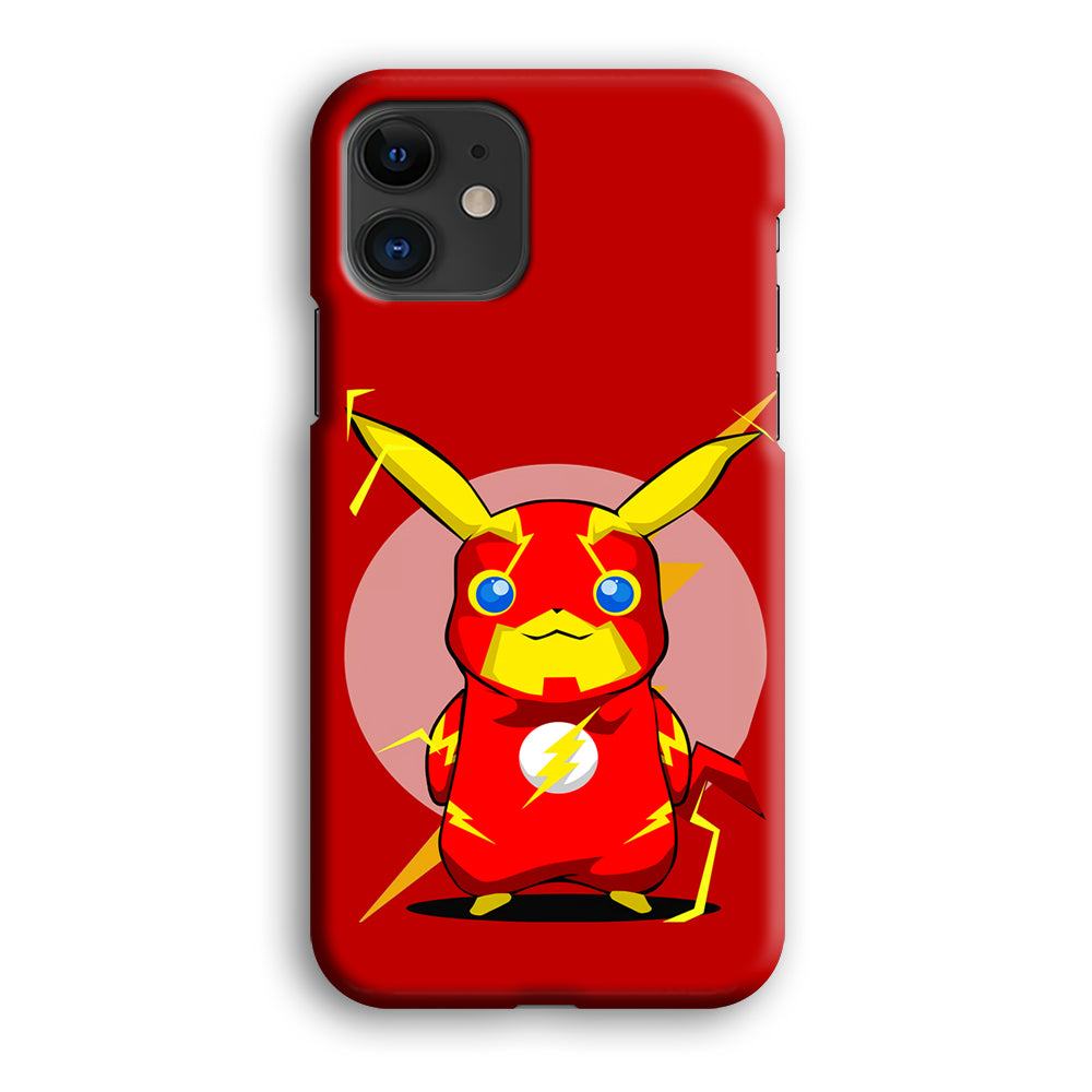 Pikachu in The Flash's Costume iPhone 12 Case