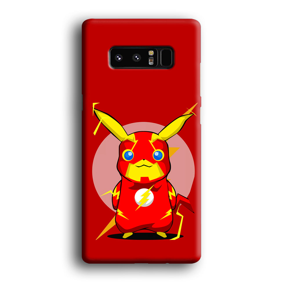 Pikachu in The Flash's Costume Samsung Galaxy Note 8 Case