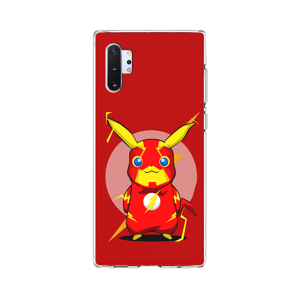Pikachu in The Flash's Costume Samsung Galaxy Note 10 Plus Case