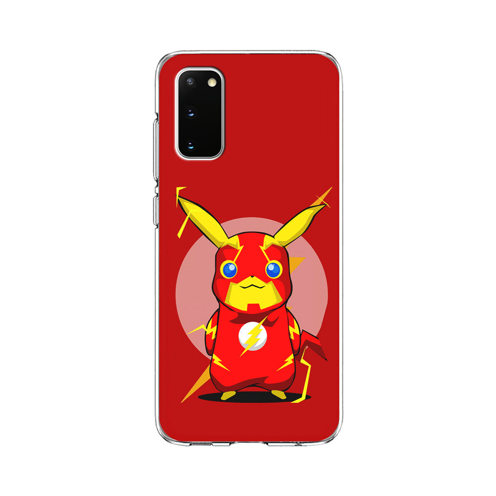 Pikachu in The Flash's Costume Samsung Galaxy S20 Case