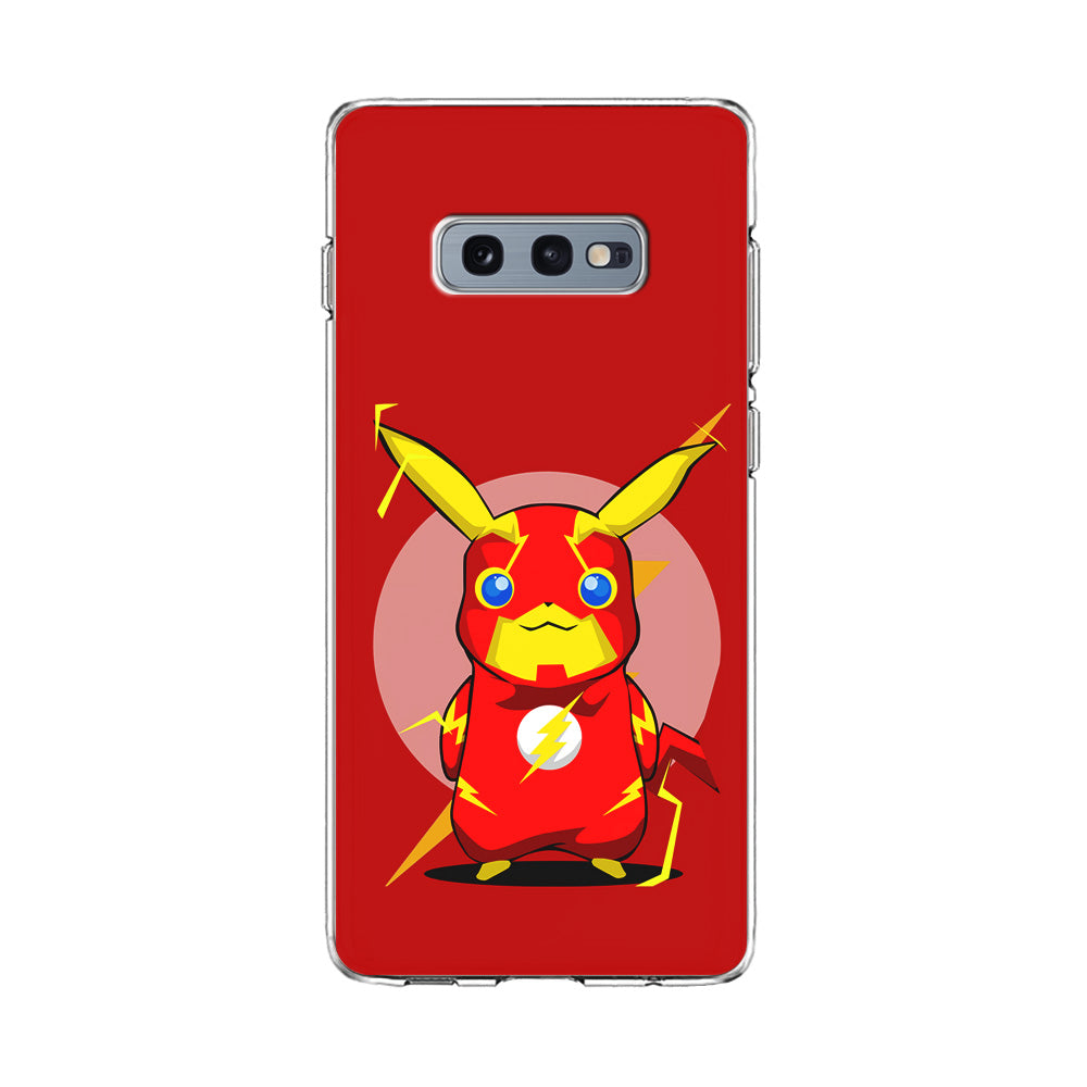 Pikachu in The Flash's Costume Samsung Galaxy S10E Case