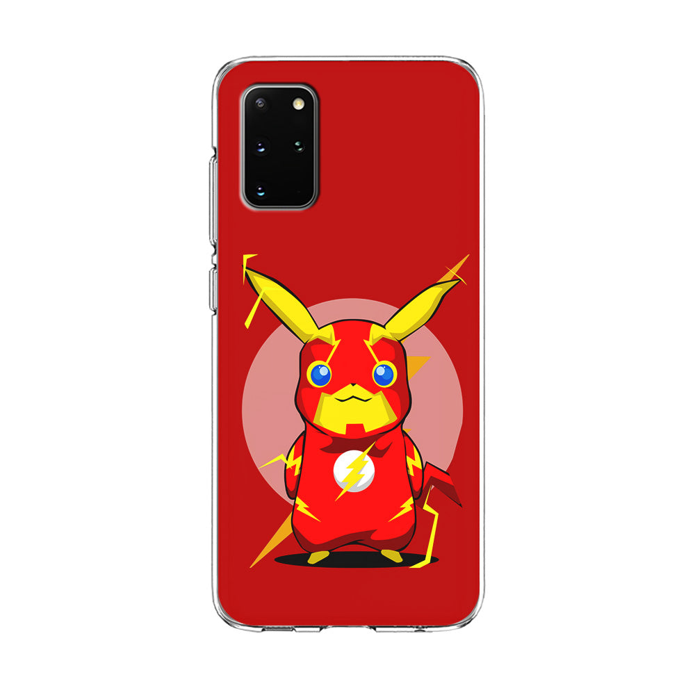 Pikachu in The Flash's Costume Samsung Galaxy S20 Plus Case