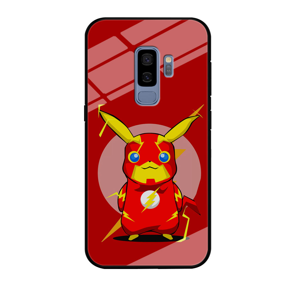 Pikachu in The Flash's Costume Samsung Galaxy S9 Plus Case