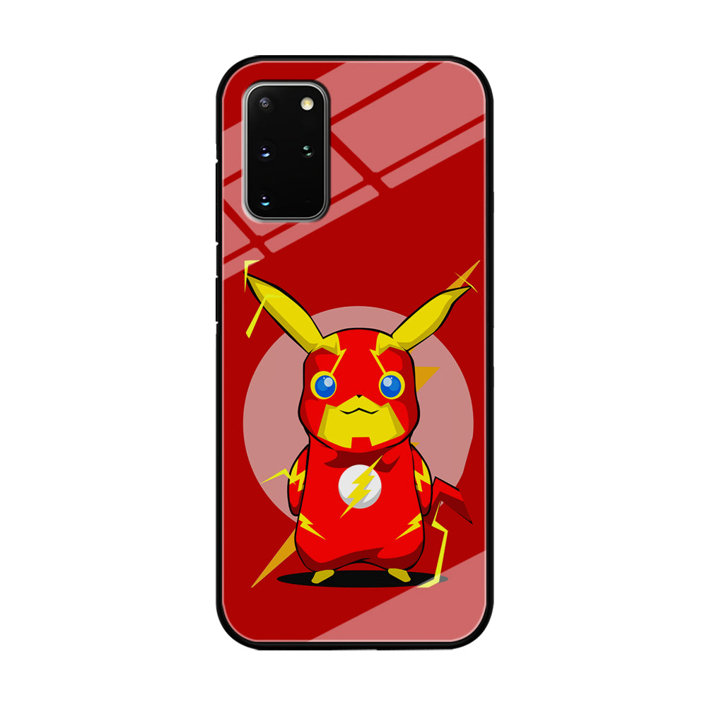 Pikachu in The Flash's Costume Samsung Galaxy S20 Plus Case