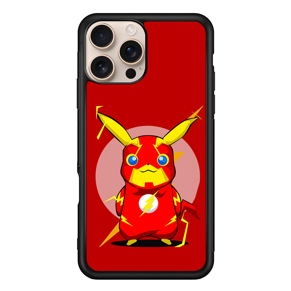 Pikachu in The Flash's Costume iPhone 16 Pro Max Case - Altracase