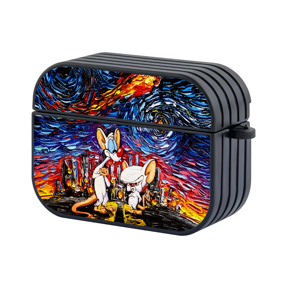 Pinky and the Brain Starry Night Apple AirPods Pro 3 Case-AirPods Pro 3 Case-Altracase