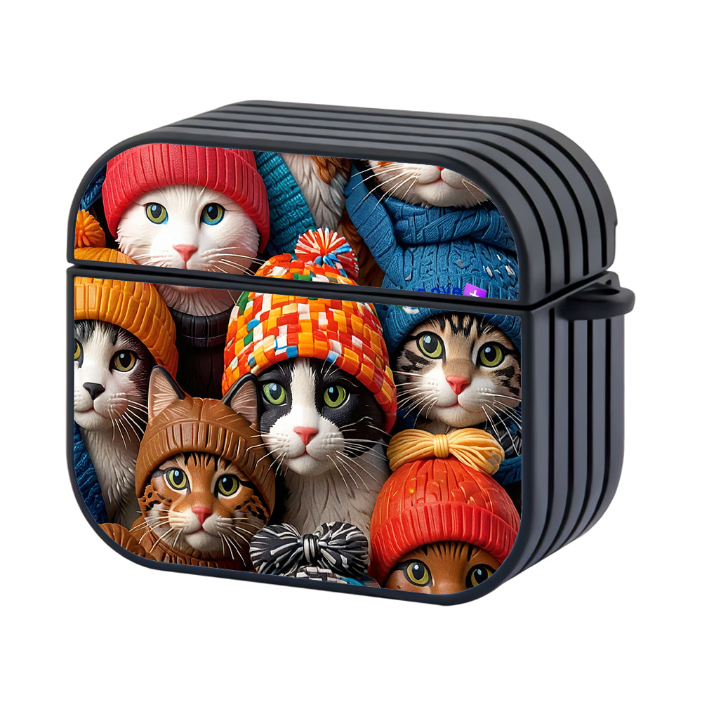 Playful Kawaii Cat Faces Apple Airpods 3 Case - Altracase