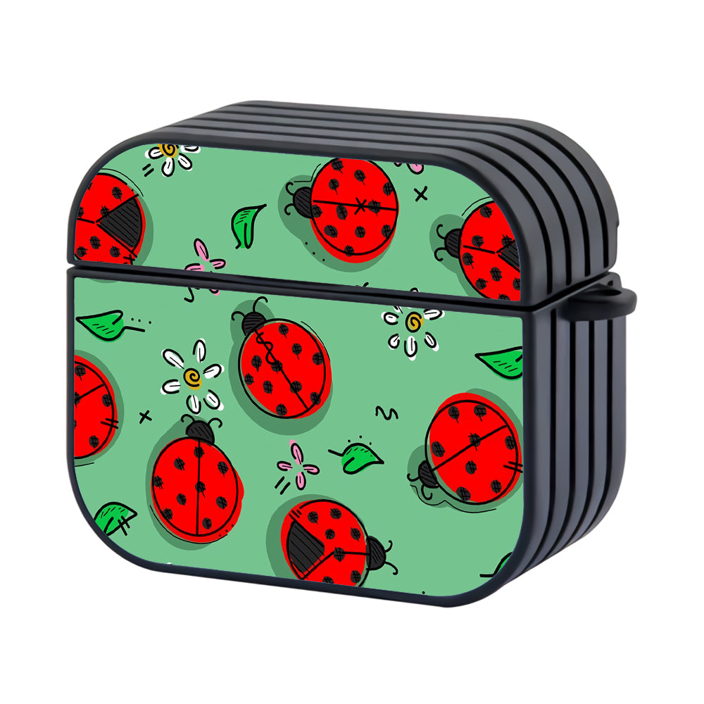Playful Ladybugs and Flowers Apple AirPods 4 Case - Altracase