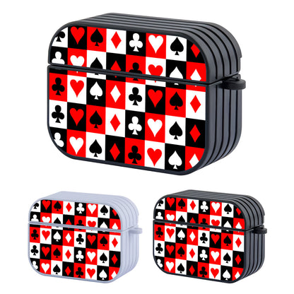 Playing Card Symbols Hard Plastic Case Cover For Apple Airpods Pro