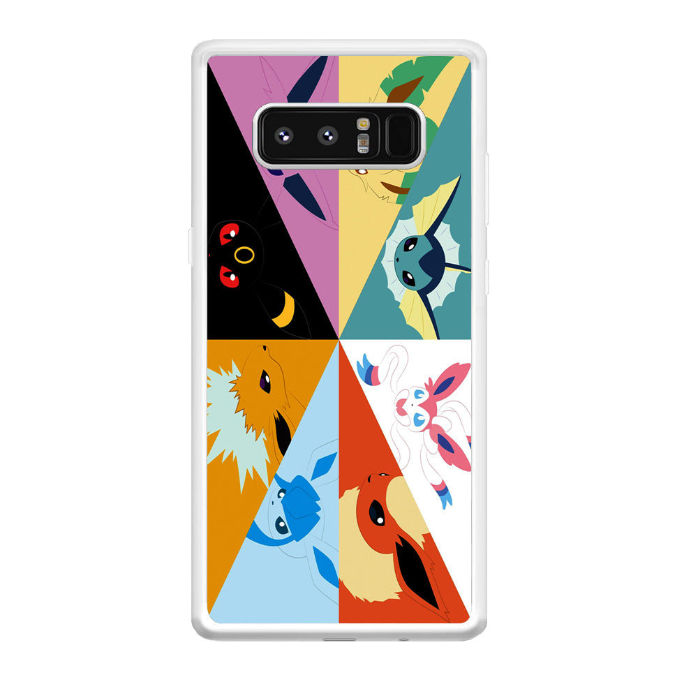 Pokemon Eevee Evolutions Samsung Galaxy Note 8 Case