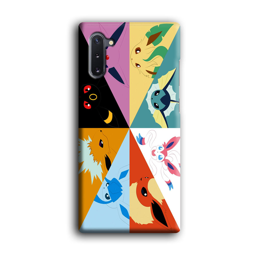 Pokemon Eevee Evolutions Samsung Galaxy Note 10 Case