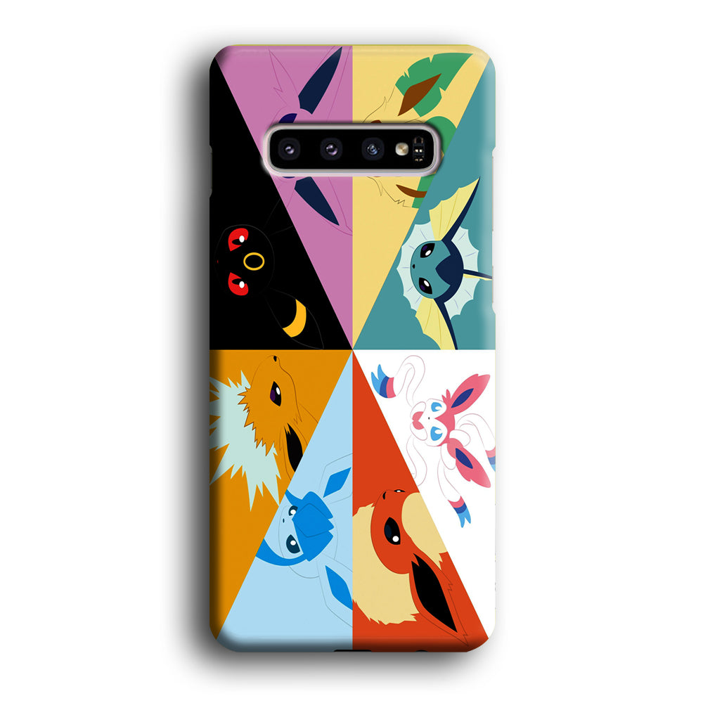 Pokemon Eevee Evolutions Samsung Galaxy S10 Plus Case