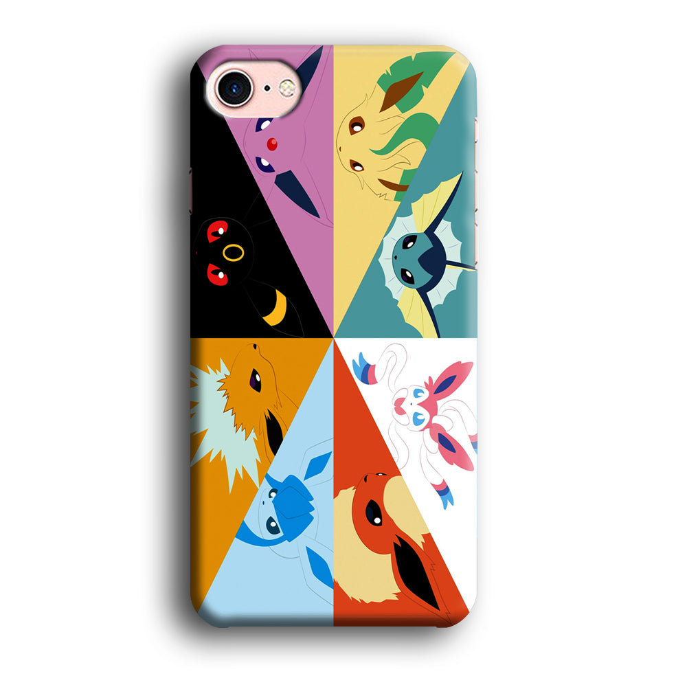Pokemon Eevee Evolutions iPhone SE 2020 Case