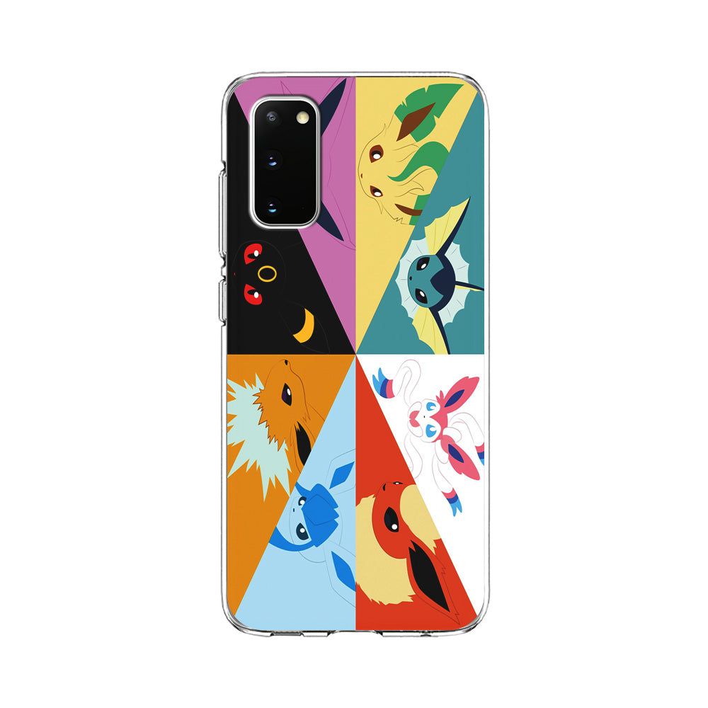 Pokemon Eevee Evolutions Samsung Galaxy S20 Case