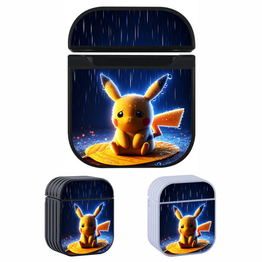 Pokemon Pikachu Sad Face Apple AirPods Case-AirPod Case-Altracase