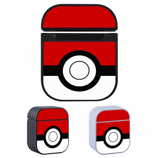 Pokemon Pokeball Red White Apple AirPods Case-AirPod Case-Altracase