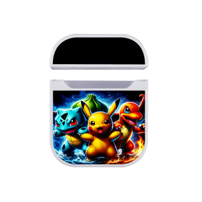 Pokemon Starters Cute Apple AirPods Case-AirPod Case-White-Altracase