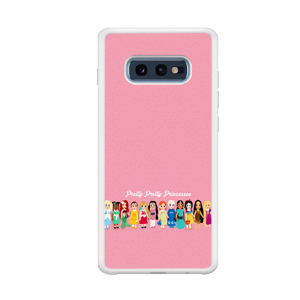 Pretty Pretty Princesses Pink Samsung Galaxy S10E Case