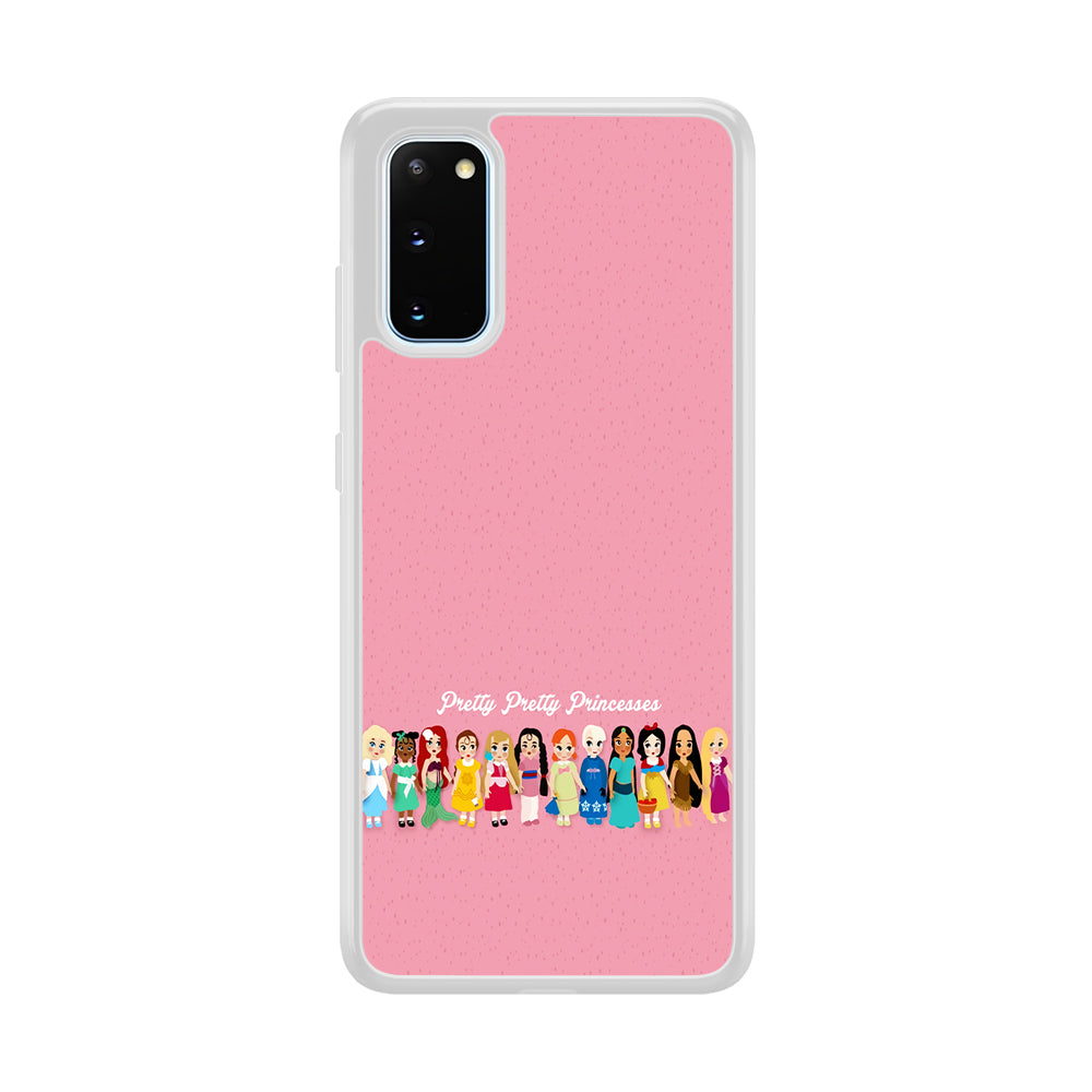 Pretty Pretty Princesses Pink Samsung Galaxy S20 Case