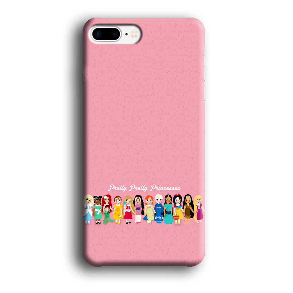 Pretty Pretty Princesses Pink iPhone 8 Plus Case