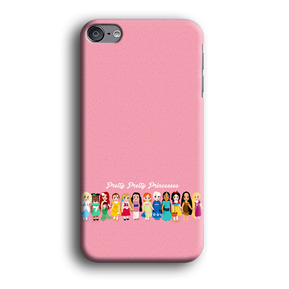 Pretty Pretty Princesses Pink iPod Touch 6 Case