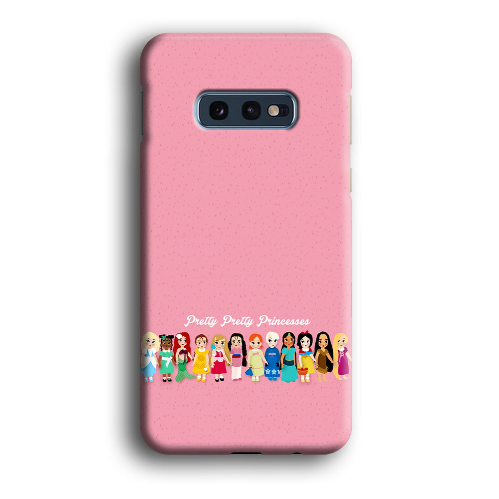 Pretty Pretty Princesses Pink Samsung Galaxy S10E Case