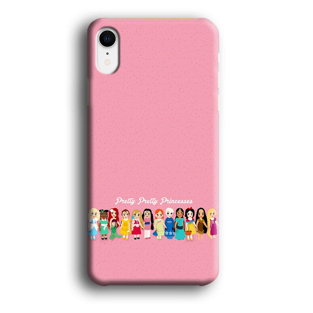 Pretty Pretty Princesses Pink iPhone XR Case