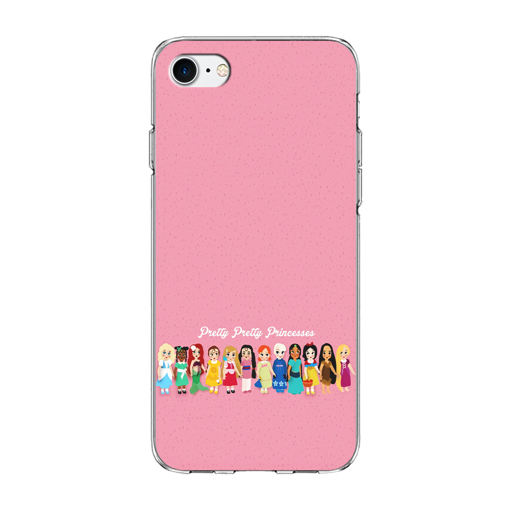 Pretty Pretty Princesses Pink iPhone 8 Case