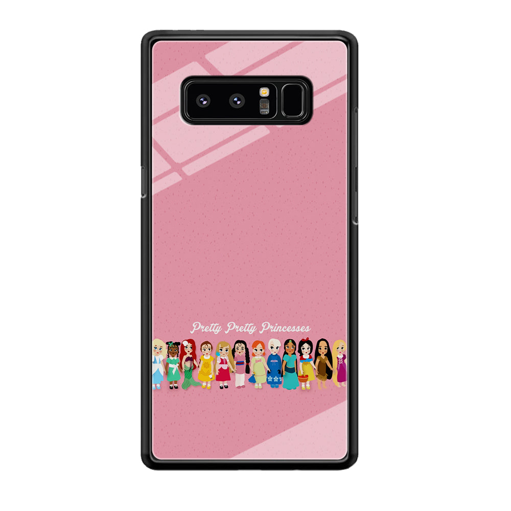 Pretty Pretty Princesses Pink Samsung Galaxy Note 8 Case