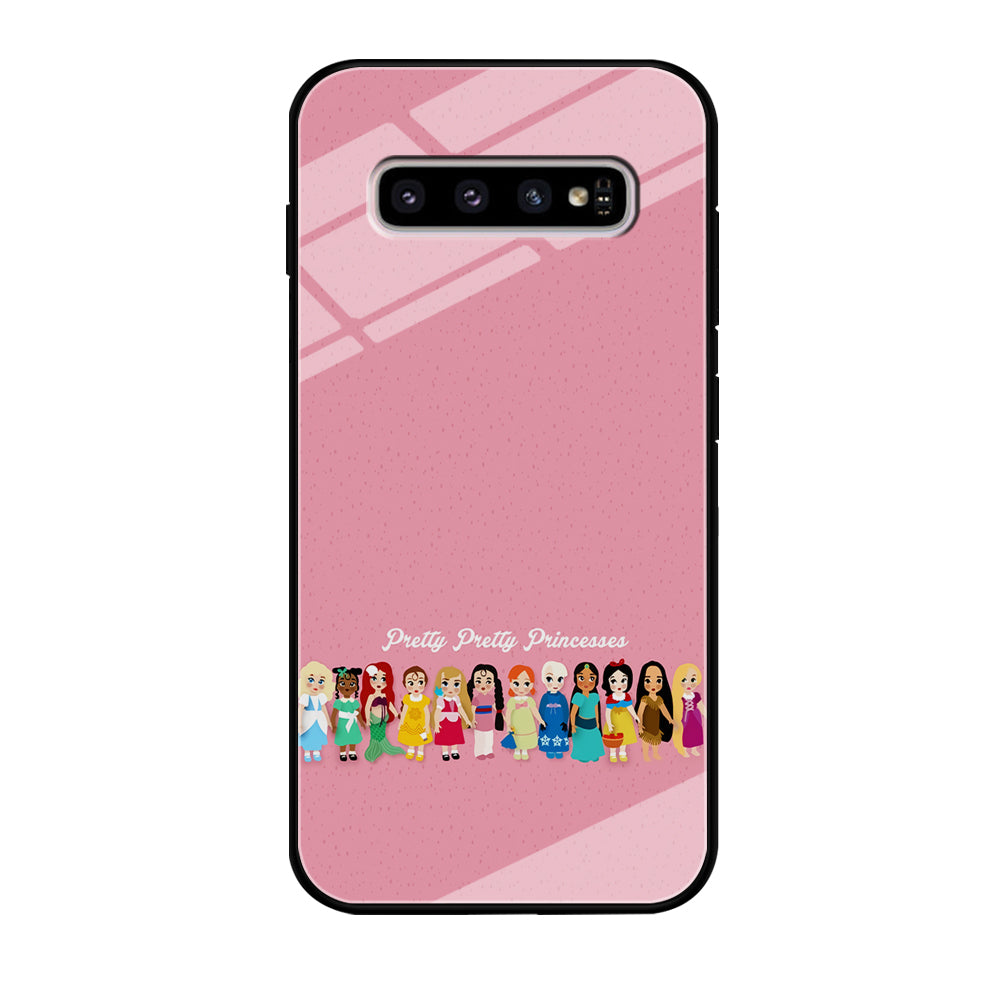 Pretty Pretty Princesses Pink Samsung Galaxy S10 Case