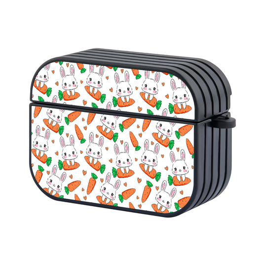 Rabbit and Carrot Pattern Apple Airpods Pro Case - Altracase
