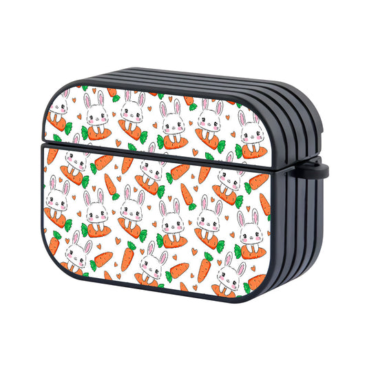 Rabbit and Carrot Pattern Apple AirPods Pro 3 Case - Altracase