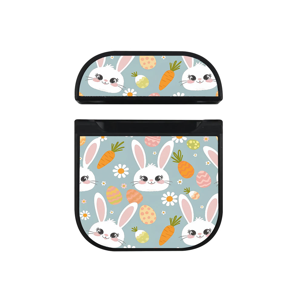 Rabbit and Easter Egg Pattern Apple AirPods Case - Altracase
