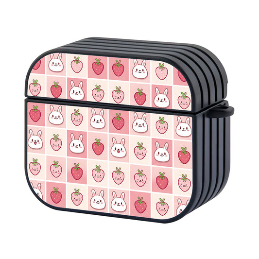 Rabbit and Strawberry Collage Apple AirPods 4 Case - Altracase