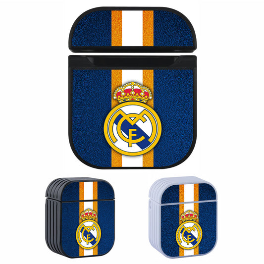 Real Madrid CF Logo Pattern Apple AirPods Case-AirPod Case-Altracase