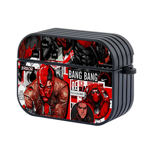 Red Hood Comic Apple Airpods Pro 2 Case-Airpods Pro 2 Case-Altracase
