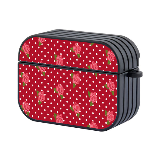 Red Rose Polka Dot Apple AirPods Pro 2 Case - Altracase