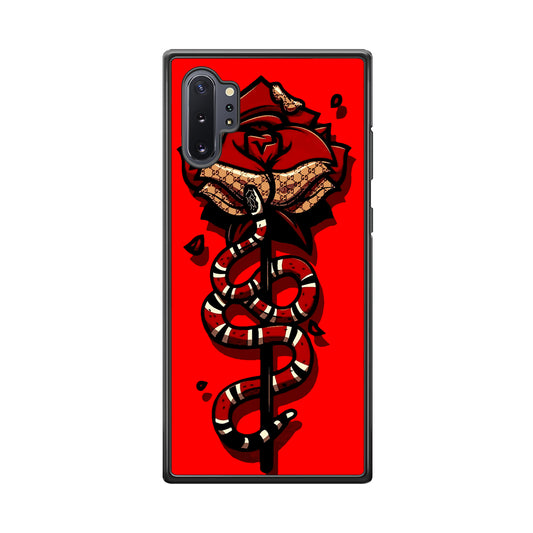Red Rose Red Snake Samsung Galaxy Note 10 Plus Case