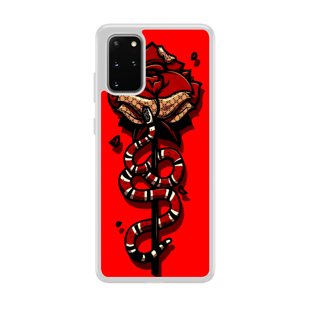 Red Rose Red Snake Samsung Galaxy S20 Plus Case