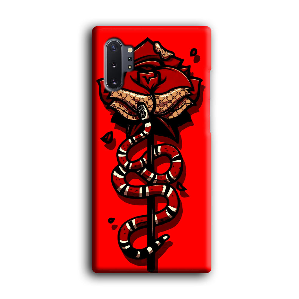 Red Rose Red Snake Samsung Galaxy Note 10 Plus Case