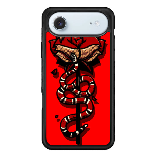 Red Rose Red Snake iPhone 17 Air Case - Altracase