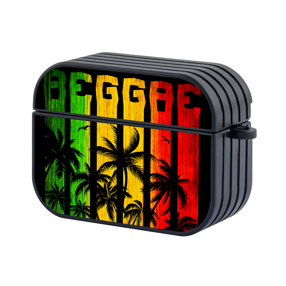 Reggae Music Rastafari Rasta Hard Plastic Case Cover For Apple Airpods Pro