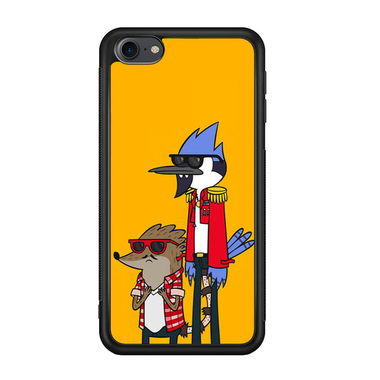 Regular Show Rigby and Mordecai iPod Touch 6 Case-Phone Case-Rubber White (2D Case)-Altracase
