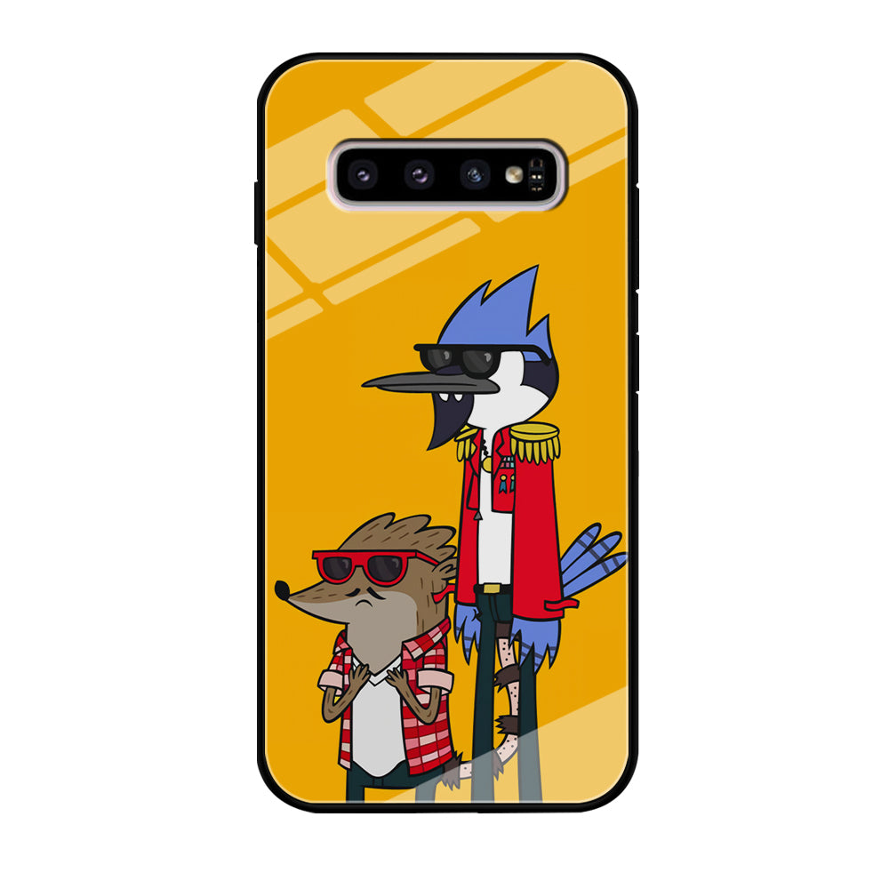 Regular Show Rigby and Mordecai Samsung Galaxy S10 Case